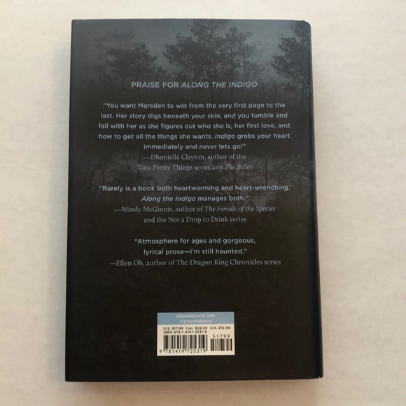 Along The Indigo by Elsie Chapman Hardcover Book - Picture 2 of 11